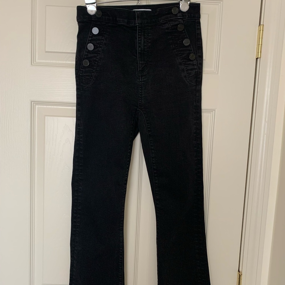 Jeans, Loft, Black, size 4, stretch